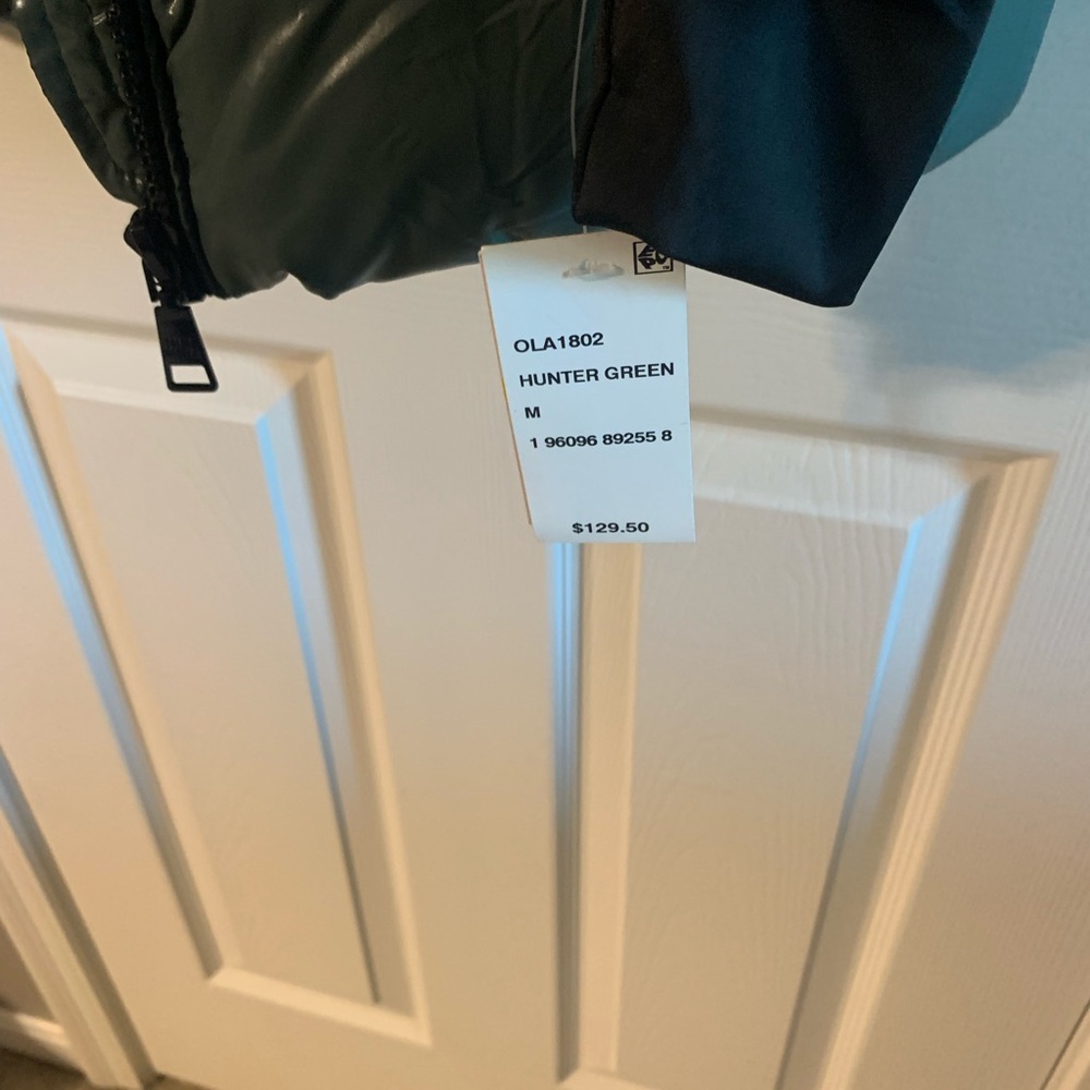 Steve Madden Metallic Green Puffer Jacket - Picture 5 of 5